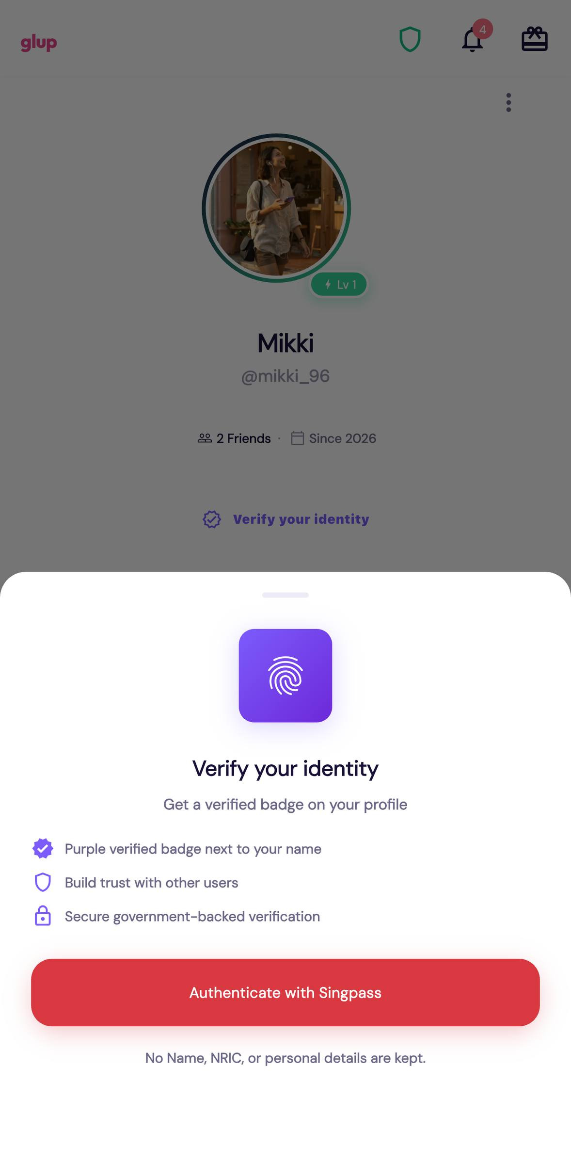 Authenticate with Singpass